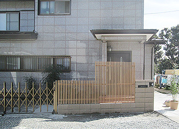 フェンス施工例